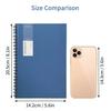 1 Set of 4pcs, 8.1x5.6inches Thickened A5 Coil Notebook, Blue Simple Notepad, Wholesale High-value Loose-leaf Book, Practice Boo