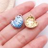 Cute Zinc Alloy Cat Keychain Pendant - Handmade DIY Jewelry Accessory