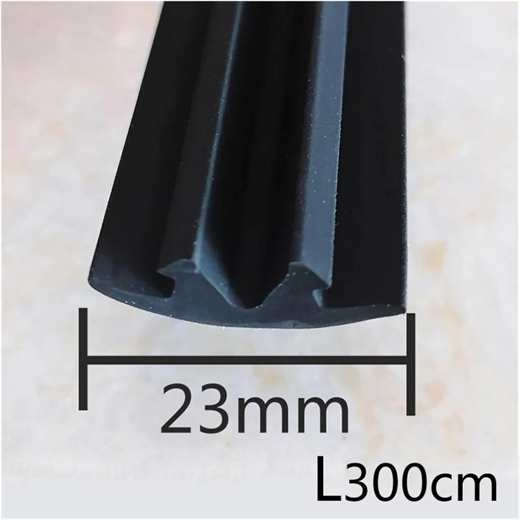 Universal The Car Roof Rack Crossbar Sealing Rubber Strip Reduce Wind Resistance and Noise Used Compatible with