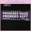 Donald Trump 10pcs Bumper Sticker 2020 Build The Wall Promises Kept Sticker Pack