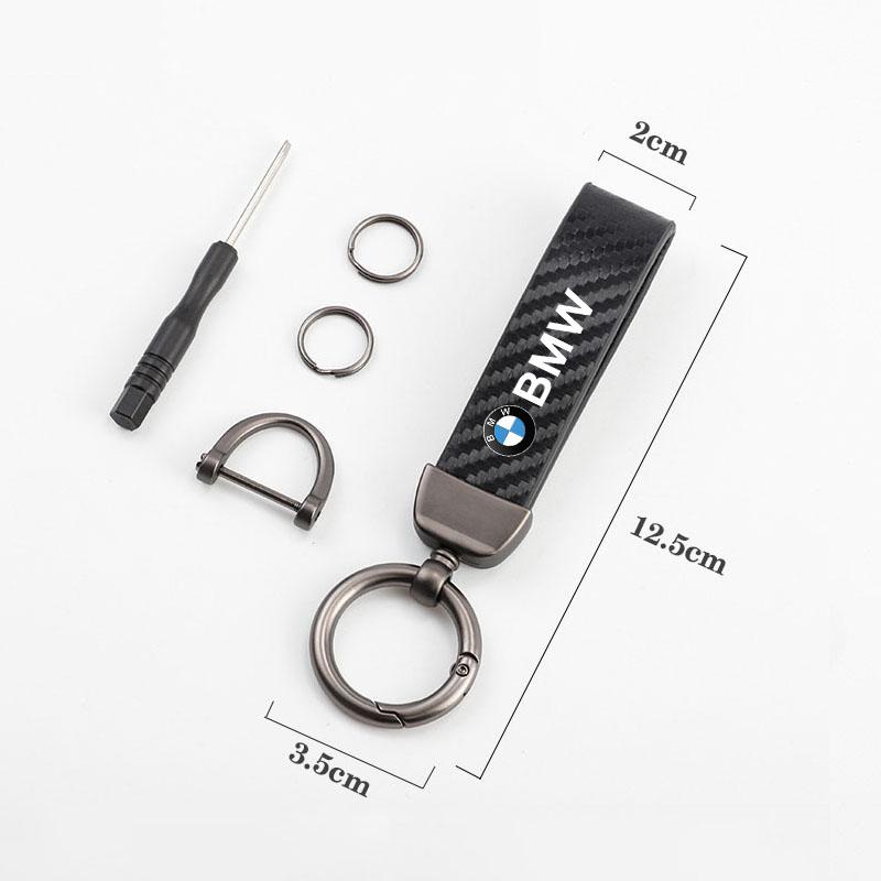 Klíčenka na auto z uhlíkových vláken Zinková slitina Prevence ztráty Klíčenka Pro BMW X1 X2 X3 X5 X4 X6 X7 G30 G20 G32 G11 G12 F40 F30 F20 F10 F34