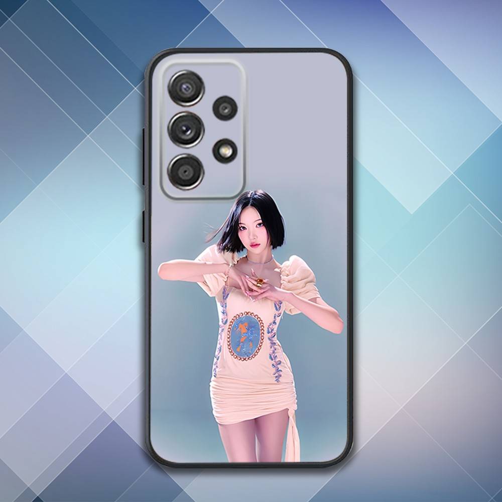 J-Jiwoo DICE Singer Phone Case For Samsung S 25,24,23,22,30,21,10,9,Ultra,Plus,Lite,FE,4,5 G Soft Black Case