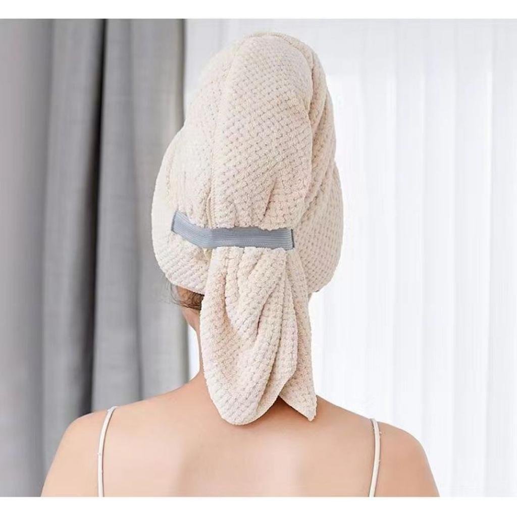 Dry Hair Cap, Super Absorbent, Quick Drying, Enlarged, Elongated, Headband Towel, Long Hair Shower Cap, Women's, Large Hair Towel