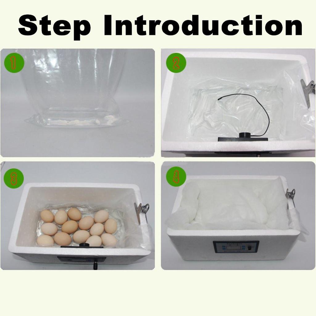 20W 36 Eggs Automatic Digital Incubator Chicken Poultry Hatcher Temperature Control