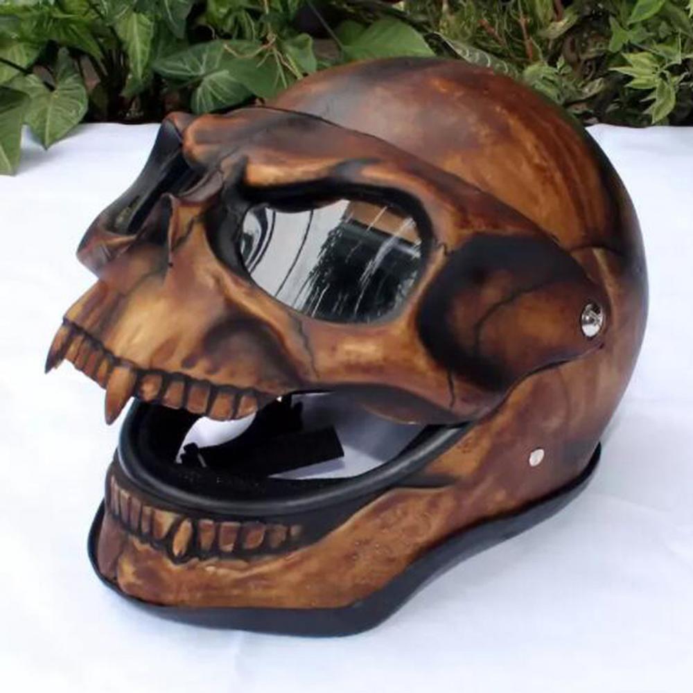 Capa de Capacete de Moto Esqueleto, Máscara de Caveira Horror Cool, Decoração de Máscara de Capacete de Caveira