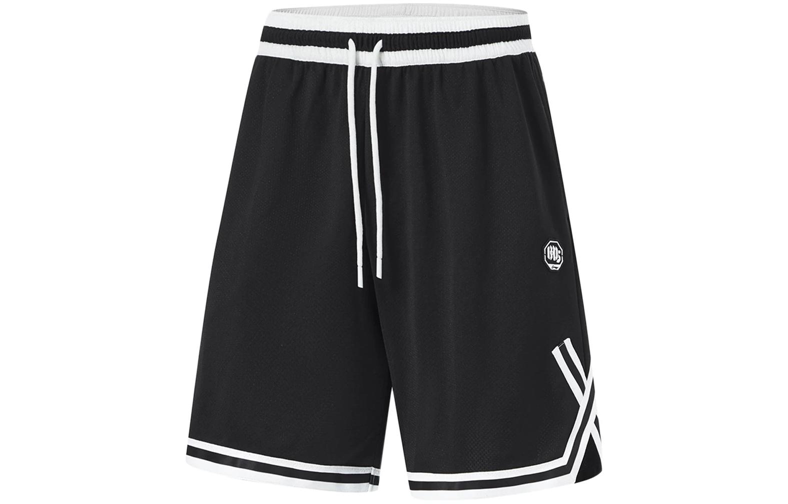 Li Ning BADFIVE Sports Shorts Men s Black AAPU111-1 L