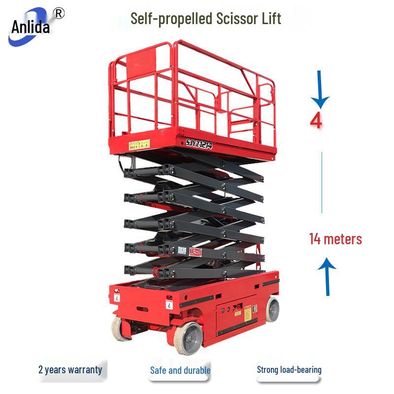 Self-Propelled Electric Hydraulic Scissor Lift Platform