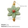 Color Ceramic Pendant Collection Devil Eye Flower Blue And White Porcelain Love Multi-Shape Diy Handmade Jewelry Accessories