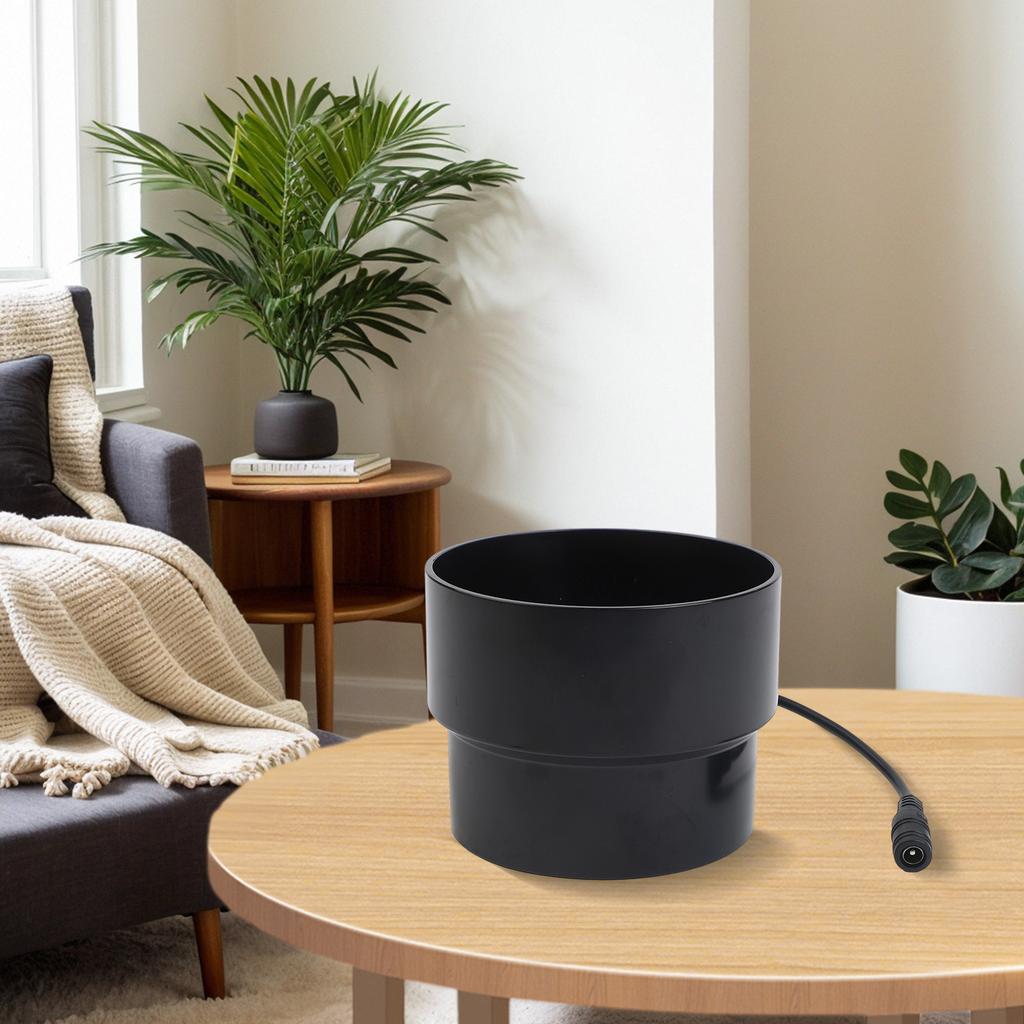 Ventilatore Silenzioso a 12V con Basso Consumo Energetico 5W e Apertura 100mm 110mm per Bagni, Cucine e Gabbie per Animali