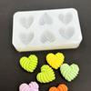 Handmade Earring Silicone Mold With Star Heart Fruit Designs For Custom Jewelry Accessories Creation