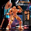 3D Printed Knight Mannequin Dummy Multi-Jointed Movable Shapeshift Robot Warrior 13 Action Figure Ornament Decoration For Kids