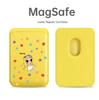 Colorful Flower Jade MagSafe Magnetic Leather Card Holder Apple Phone Case