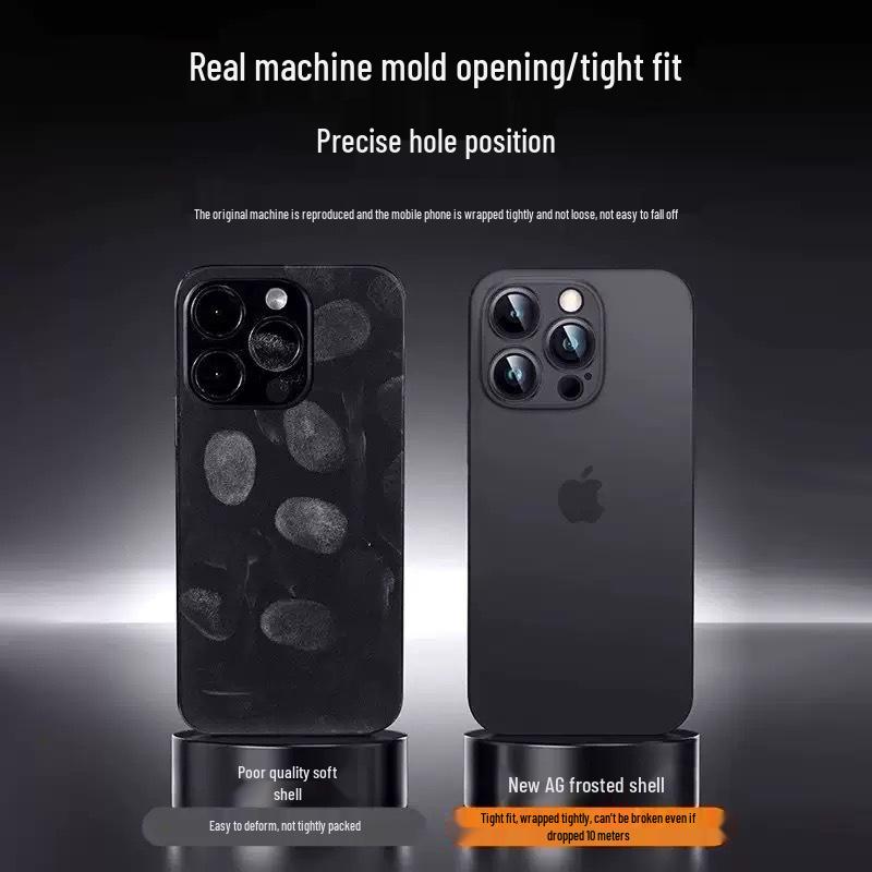 Ultra-thin Frosted iPhone 17 Case – Full Coverage Skin-feel, Transparent, Anti-drop Protection for Apple.