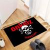 Böhse Onkelz Skull Rock Music Area Rug, Non Slip Floor Mat for Living Room Bedroom Rock Fan Home Decor Gift
