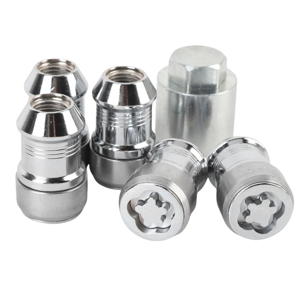 Wheel Lock Set with Key 82215711 Anti Theft Locking Lug Nuts Replacement for JL JT 2018 2025