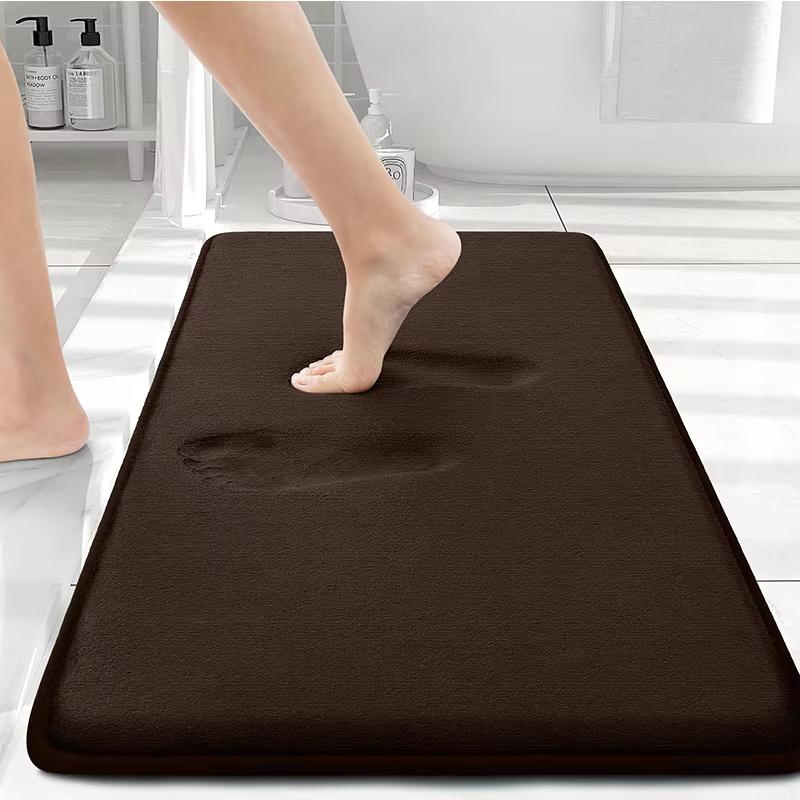 Tappetino da Bagno Morbido Olanly Antiscivolo Tappetini per Doccia Bagno Tappeto in Memory Foam Tappetino Morbido per Piedi Pavimento in Pietra Tappeto Super Assorbente ad Asciugatura Rapida