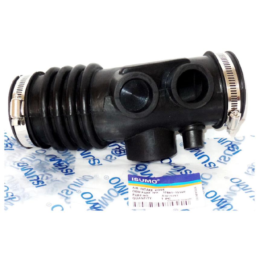 Air Cleaner Intake Hose W/Clamps Fits:Celica 1990-1993 Corolla 1989-1993 L4 1.6