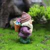Mini Resin Moss Micro Landscape Decoration Outdoor Fairy Miniature Garden Dwarf Ornaments Handicraft Flower Pot Accessories Elf