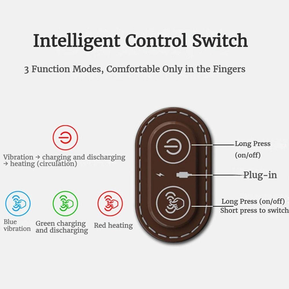 3-in-1 Neck Massage Pillow Memory Foam Neck Massager  for Neck Stretcher Massage Relaxer