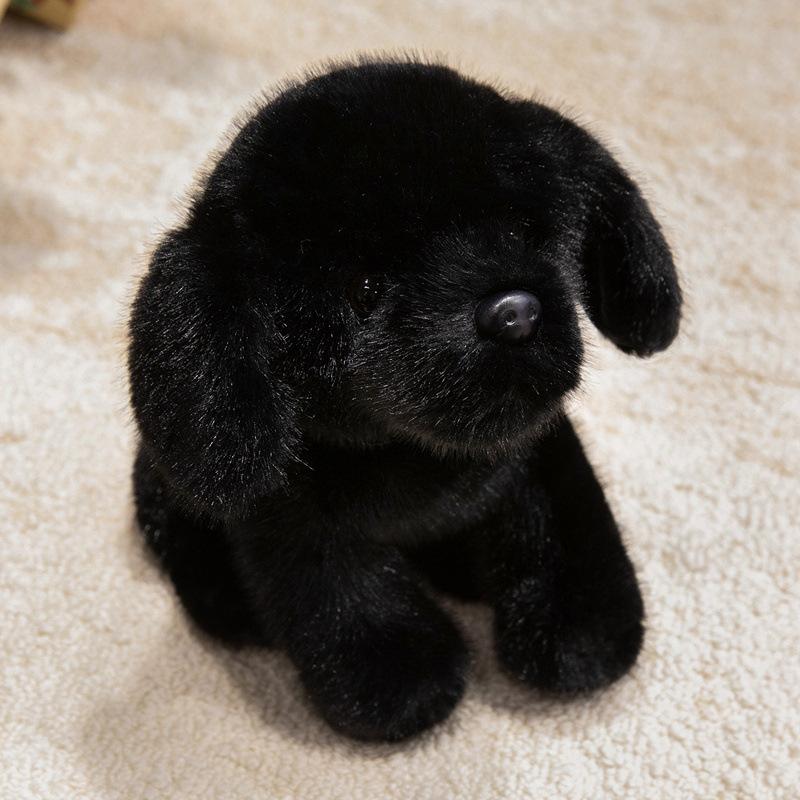 Cartoon Simulation Shiba Inu Husky Doll Plush Toy Small Black Dog Golden Retriever Doll Children'S Soothing Ragdoll