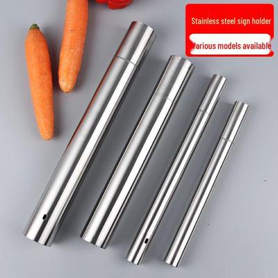 Edelstahl Grillspieß Aufbewahrungsröhren Set
