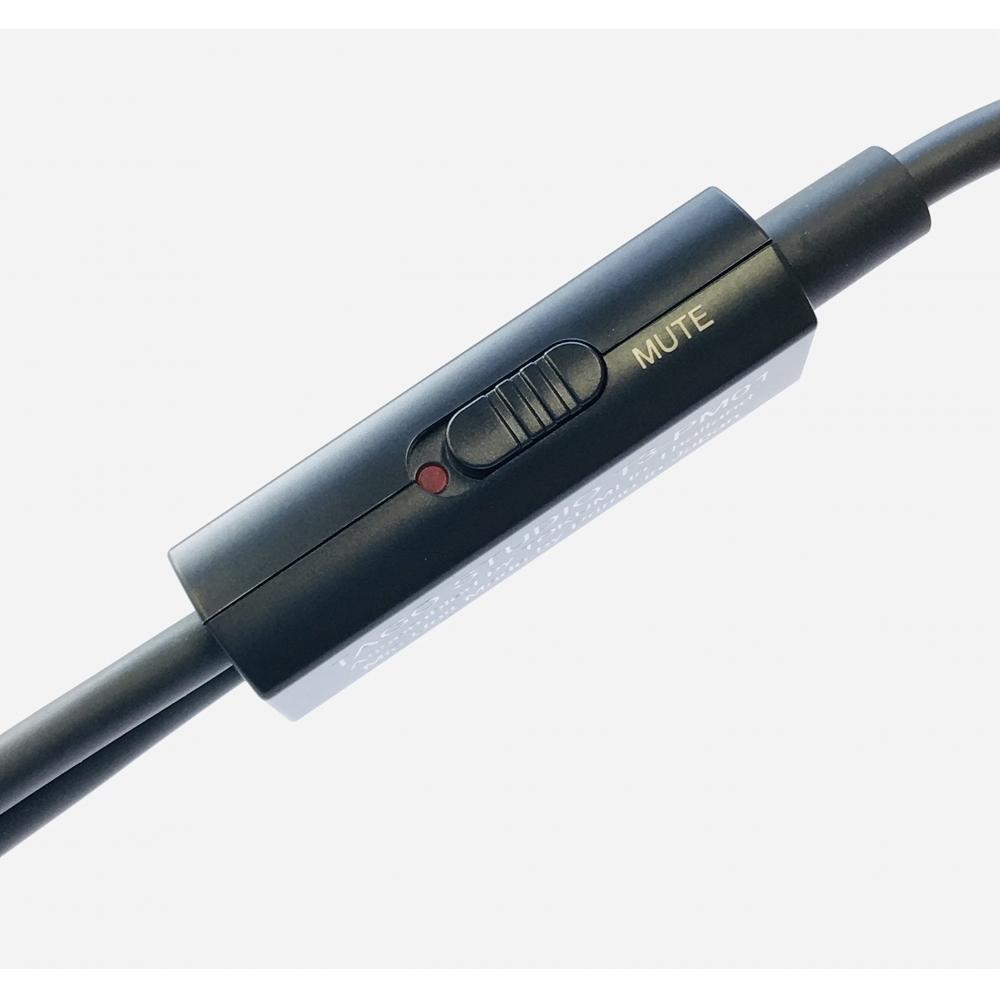 Cable with flexible microphone for TAGO STUDIO T3-03 (black)
