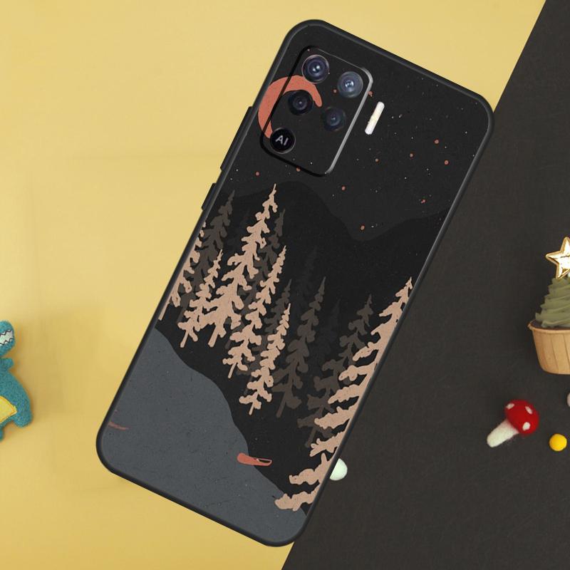 Summer Nights Case For Oppo A96 A76 A16 A17 A57 A60 A40 A80 A18 A38 A58 A78 A98 A15 A54 A74 A94 A6 A5 Pro