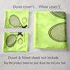 Tennis Racket Design Bedding Duvet Cover Sets Duvet Covers Pillowcases Gifts (1 * Duvet Cover 2 * Pillowcases, Without Duvet Insert)