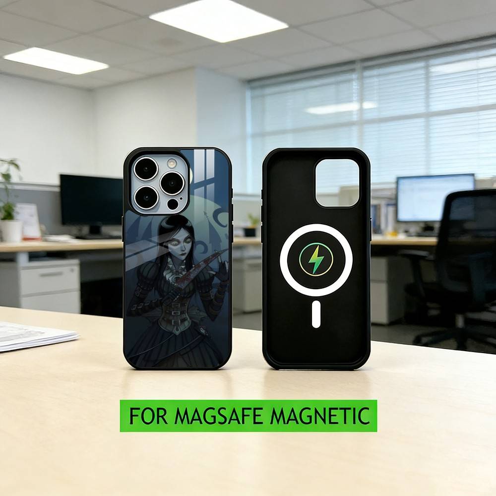 A-Alice M-Madness R-Returns  Phone Case For iPhone17,16,15,14,13,12,11 Plus,Pro Magnetic with Magsafe Wireless Charging