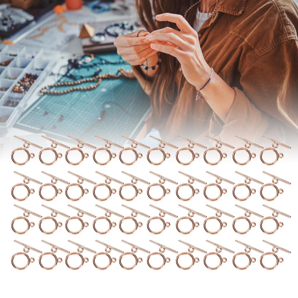 40 Sets Alloy OT Buckle DIY Ornaments Bracelet Necklace Accessories Jewelry Making Supplies