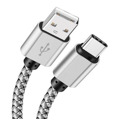 Samsung S9 S10 Xiaomi Mi9 Mi8 Huawei redmi Naylon Örgülü Hızlı Şarj USB C Kablosu