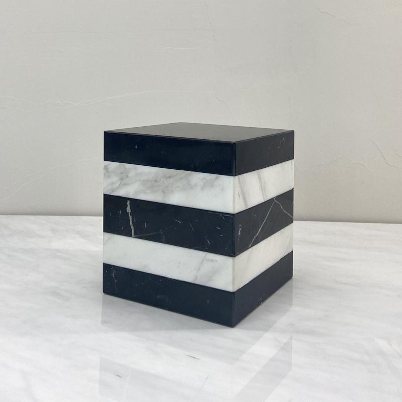 Simple European Style Light Luxury Golden Geometric Splicing Flower Arrangement Flower Arrangement Ornaments Model House Sales Office Soft Decorations