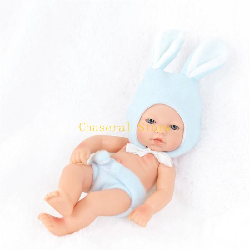 E7Ce 7In Collectible Doll Interactive Reborns Toy Washable Baby Doll New Parent Gifting Dolls Toddler Cuddle Educational Toy