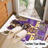 Custom Name James Championship Moment Carpet, Chair Rug,Area Rug for Office Bedroom Living Rooms Bedroom, Doormat Decor Christmas Fan Gifts