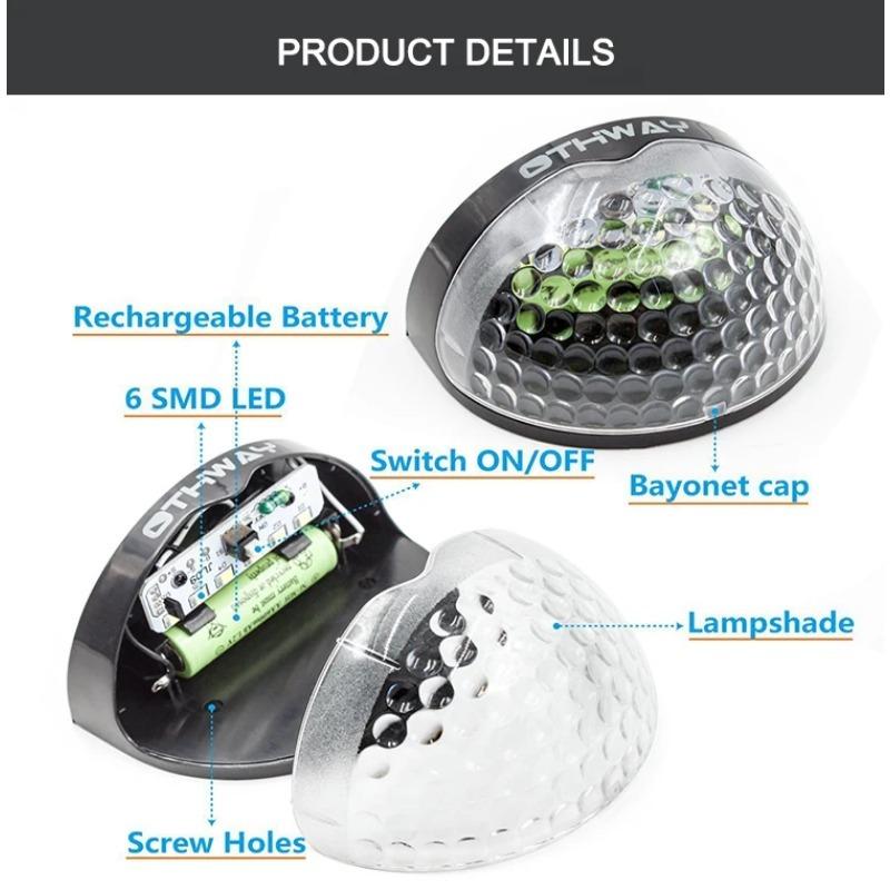 1/2/4Pcs Solar Fence Light Outdoor Lighting Wall Lamps Garden Energy Light Festoon Decoration LED For Garden Step Patio Stairs