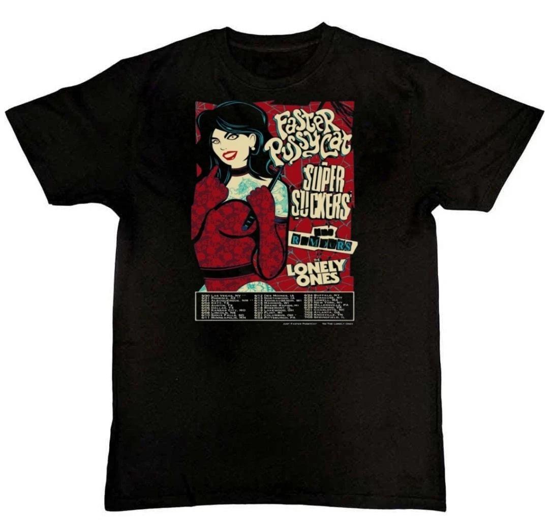 Men s and Women s T-shirts NEW Faster Pussycat Band Tour Graphic Mens Unisex T-Shirt S M L XL 2 3 4 XL S