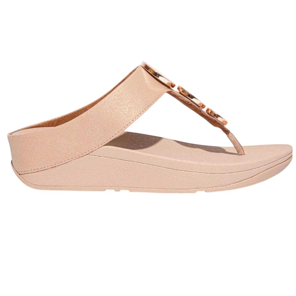 FitFlop Womens/Ladies Halo Toe Post Wedge Sandals