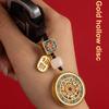 Chinese Vintage Car High-Grade Keychain Gold Bag Pendant Delicate Feature Hand-Woven Diy Charm  Boyfriend Gift