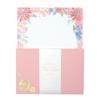 Letter Set Glittering Flower Pink 0-079-1