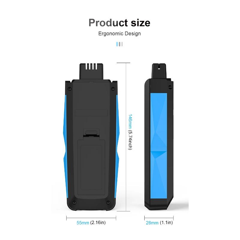 Professional CO Meter Carbon Monoxide Detector High Precision Sensor Professional Gas Analyzer Air Quality Tester Temperature and Humidity for Home