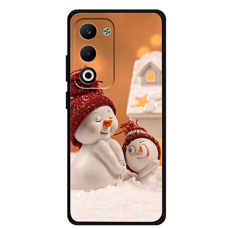 Christmas Phone Case For Oppo A5 5G CPH2735 / A5 4G CPH2727 Christmas Tree Soft Silicone TPU Back Cover Bumper For Oppo A5 Coque