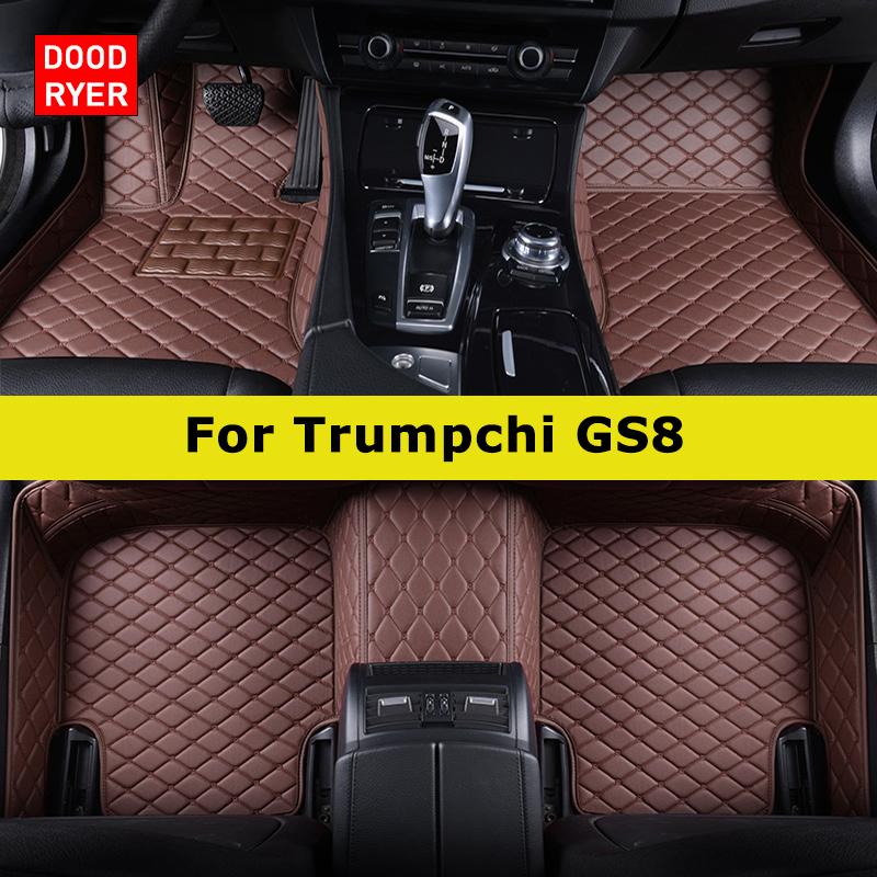 

DOODRYER Custom Car Floor Maters For Trumpchi GS8 Auto Carpets Foot Coche Accessorie 2017-2019 бежевый