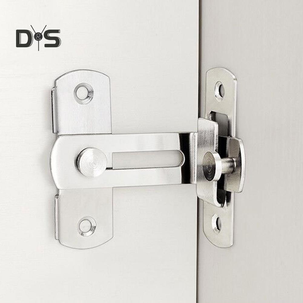 DYS TOOL SHOP Ανοξείδωτοι Μάνταλοι Ασφάλισης 90 Μοιρών Κλειδαριά Αλυσίδας Συρόμενης Πόρτας Εργαλείο Ασφαλείας