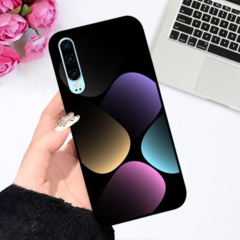For Huawei P30 Pro Case P 30 Fashion Painted TPU Silicone Soft Phone Cover For Huawei P30 lite Coque Bumper Nova 4e Funda Capa