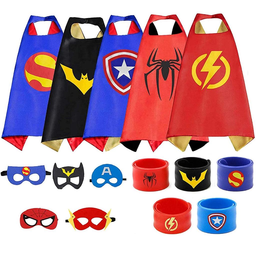 Children & Adults Hero Capes: Captain America, Superman, Iron Man Shawls