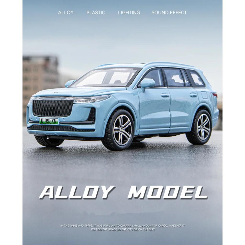 1/32 LEADING IDEAL ONE Model Mașină Aliaj Energie Nouă Metal Turnat Sub Presiune Vehicule Electrice Model Mașină Simulare Sunet Lumină Jucării Mașină Cadou