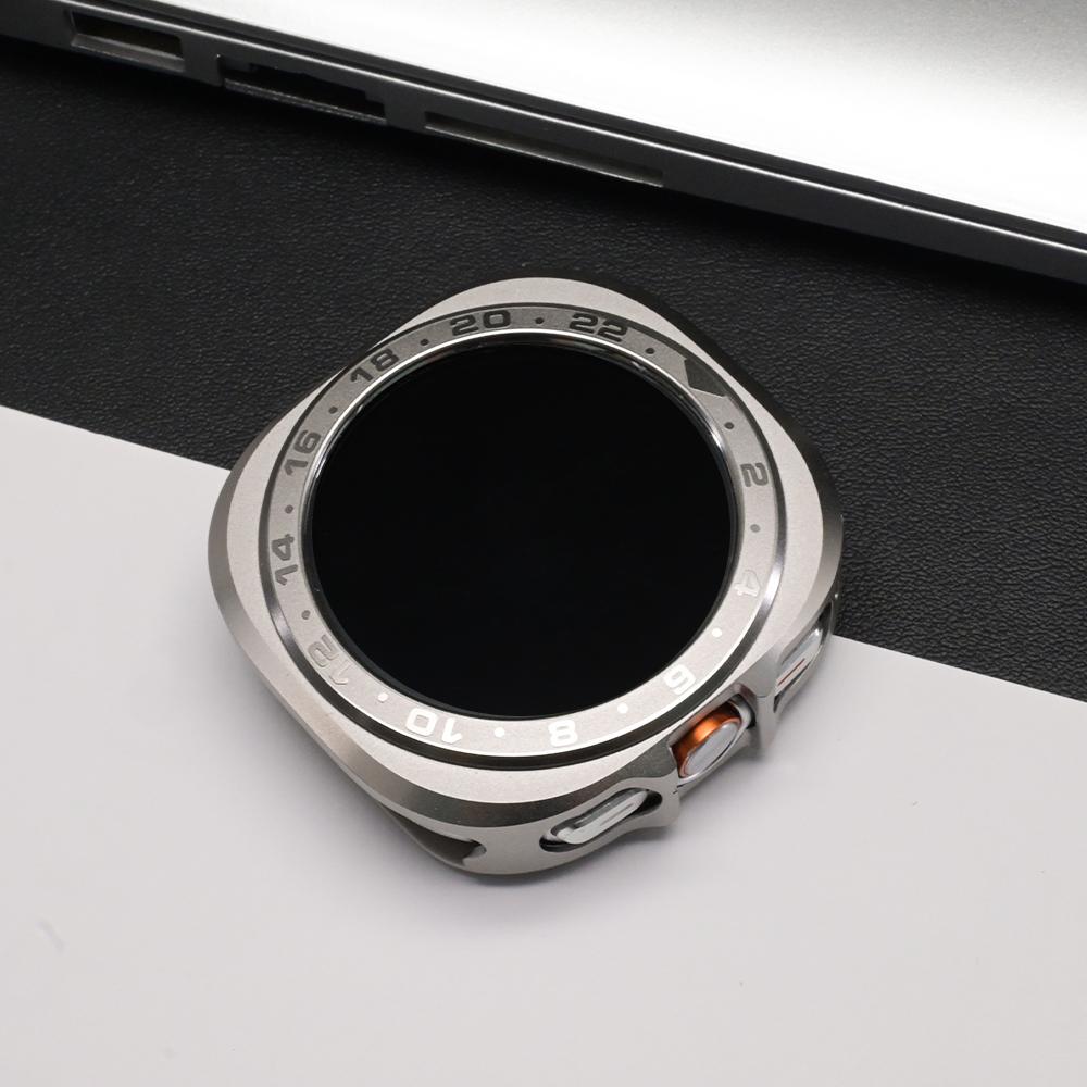 Metal Case Cover for Samsung Galaxy Watch Ultra 2025 Hard Frame Screen Protector Case for Samsung Galaxy Watch Ultra 2024 47mm