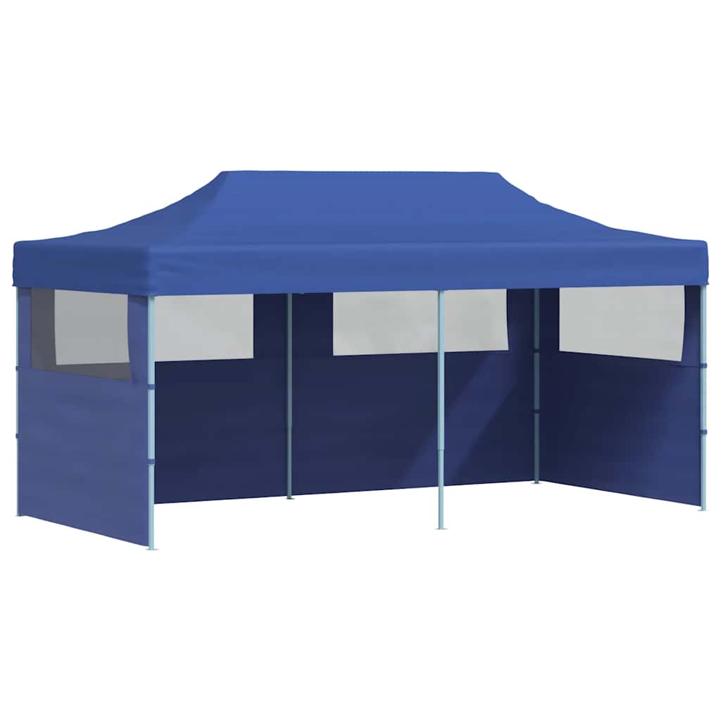vidaXL Pop-Up-Partyzelt Faltbar Blau 3×6 M