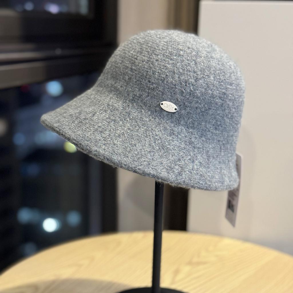 New Autumn and Winter Irregular Brim Fisherman's Hat for Women Versatile Casual High Grade Plush Face Covering Warm and Windproof Fisherman's Hat