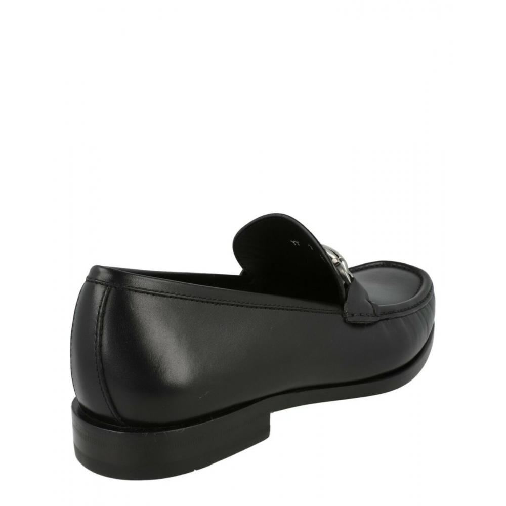 Salvatore Ferragamo Leather Loafers Black Rolo 15